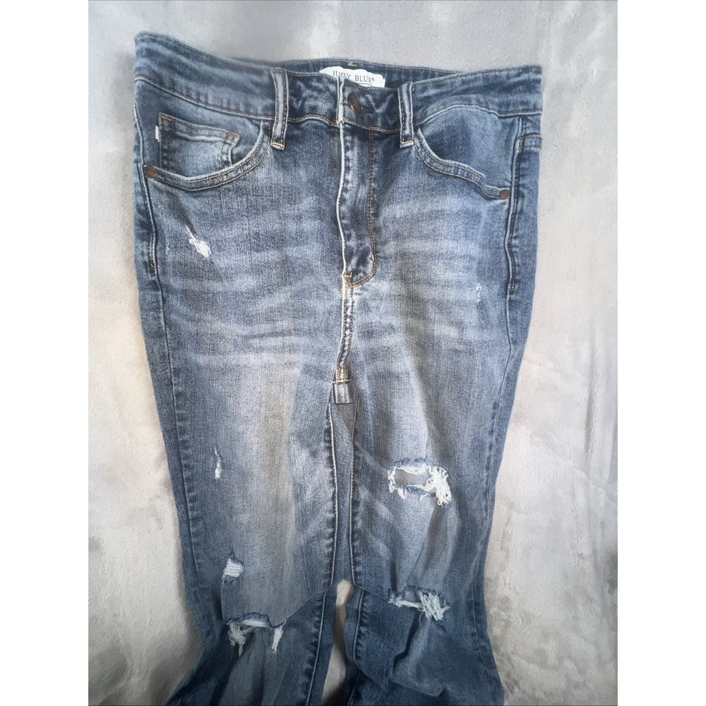 Judy Blue High Slim Fit Blue Jean  Size 11/30 Fits (30x26)